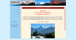 Desktop Screenshot of camping-wang.naturpur.ch