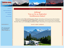 Tablet Screenshot of camping-wang.naturpur.ch